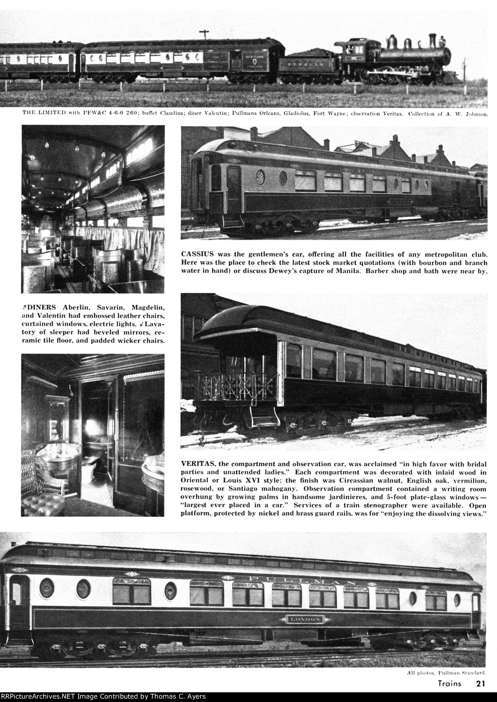 "The Broadway Limited," Page 21, 1962